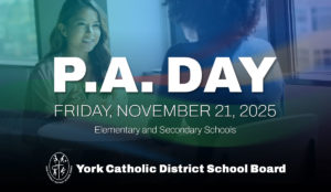 P.A. Day Disclosure: Friday, November 21, 2025